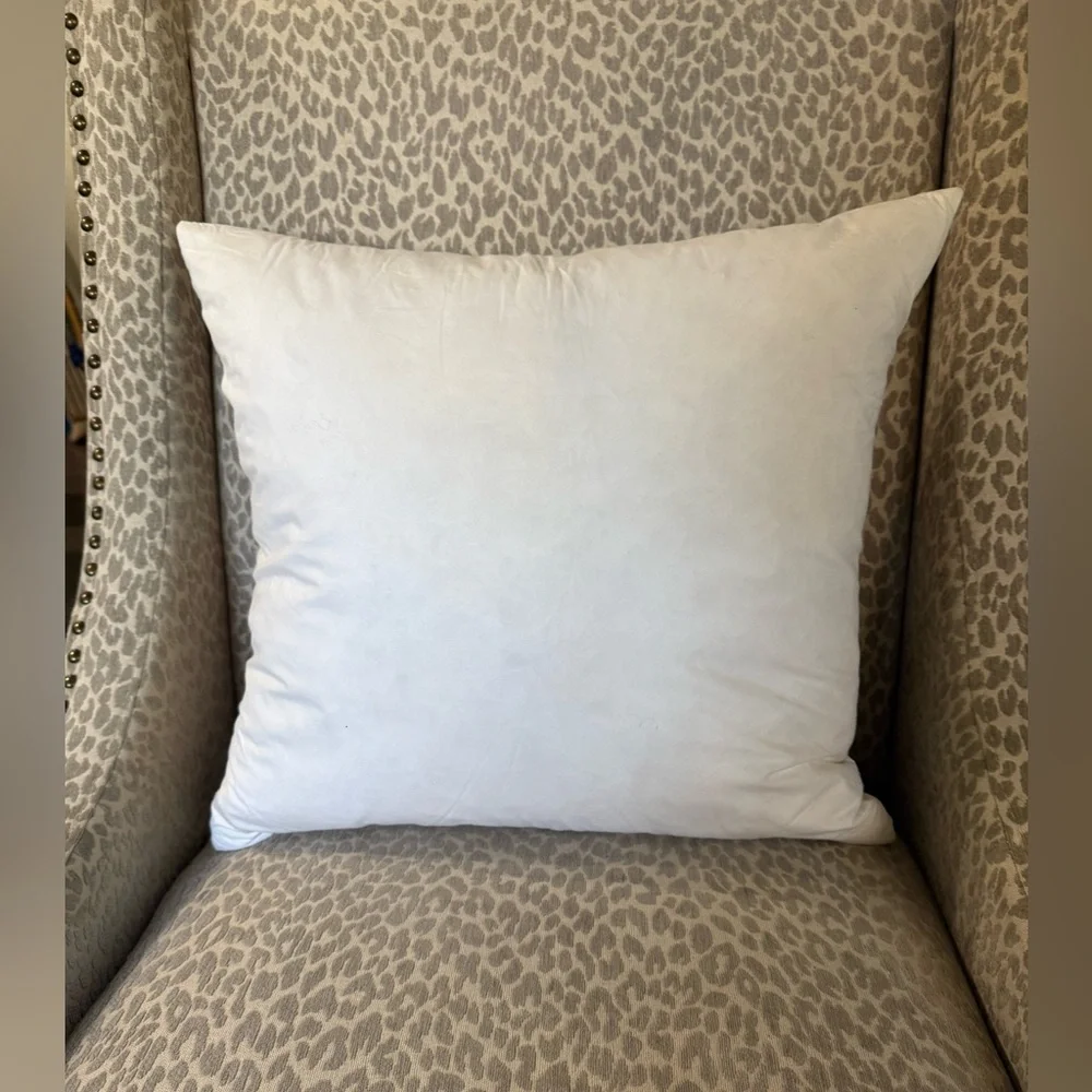 YVES DELORME White Duck Feather Pillow Insert 20x20
